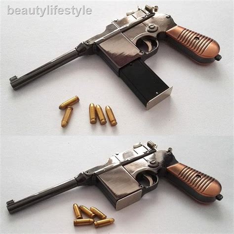 ☂mauser M1932 ปืนพกจำลองโลหะรุ่นเปลือกปืนของเล่นเด็กที่ถอดออกได้ไม่