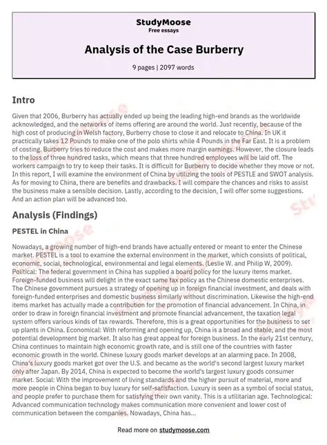 Arriba Imagen Burberry Swot Analysis Viaterra Mx