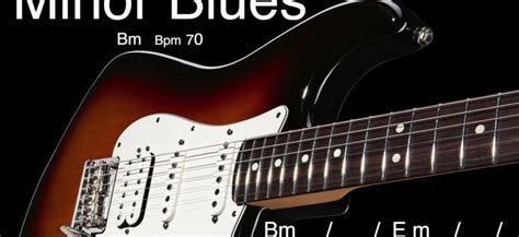 Backing Track Minor Blues In Bm Bpm 70 With Chords And Full