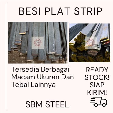 Jual Besi Plat Strip Lebar 2 5 Cm Tebal 5 Mm Panjang 6 Meter 5 25 X 6