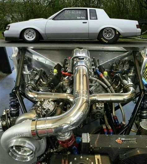 One Big Turbo In A Buick Regal Drag Car Drag Racing Cars Drag Cars