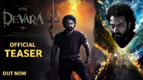 Devara Official Trailer Ntr Jahnvi Kapoor Koratalasiva Anirudh