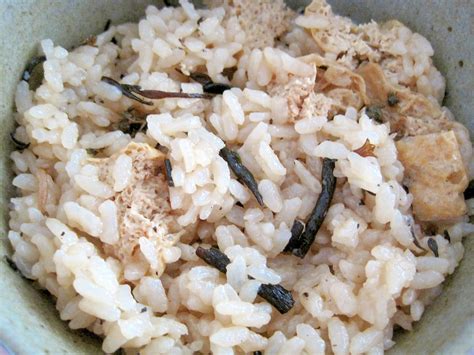 「ひじきと油揚げの炊き込みご飯」のつくったよレポート 楽天レシピ