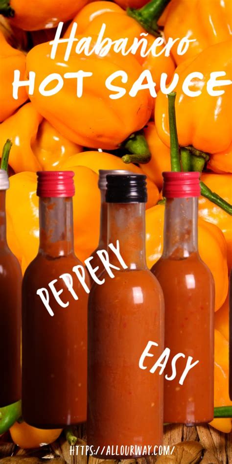 Deliciously Spicy Sweet Habanero Hot Sauce Recipe