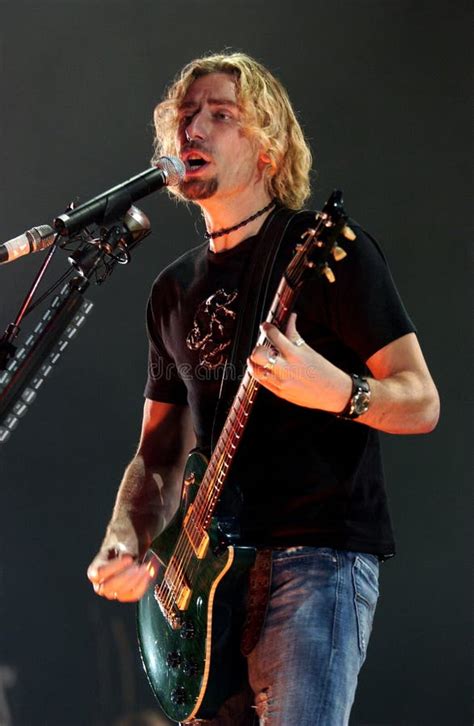 Nickelback Chad Kroeger During The Concert Editorial Image Image Of