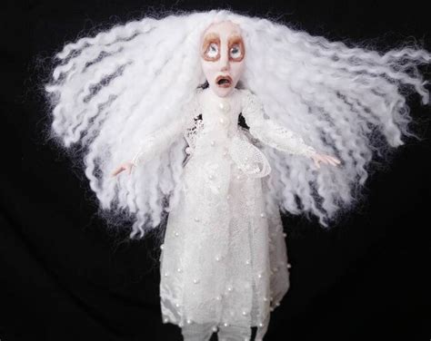 Ghost Art Doll Haunted Doll Halloween Wall Art Spooky Decor Etsy