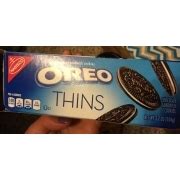 Nabisco Oreo Thins Chocolate Sandwich Cookies Calories Nutrition