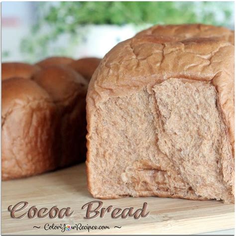 Cocoa Bread • Color Your Recipes In 2020 Cocoa Bread Bread Cocoa