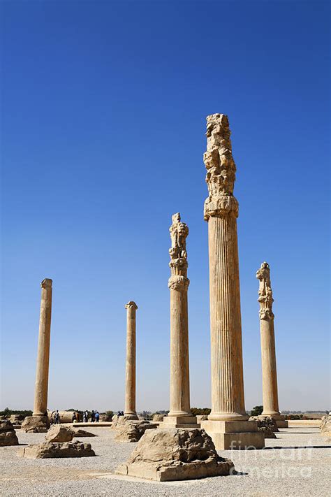 Standing columns at Persepolis in Iran Photograph by Robert Preston ...