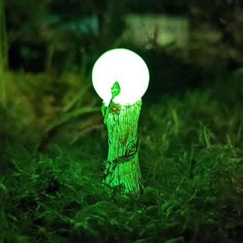 Glowing Fairy Garden Gazing Ball Away With The Fairies