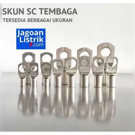 Jual Kabel Skun Sc Tembaga Cable Lugs Ecer Satuan Tersedia Berbagai