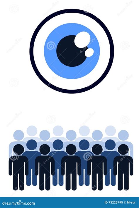 Controlling society stock illustration. Illustration of protection ...