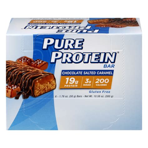 Save on Pure Protein Bar Chocolate Salted Caramel Gluten Free - 6 ct ...