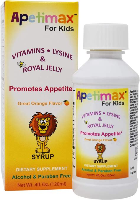 Amazon Elp Essential Apetimax Vitamins Lysine Royal Jelly Promotes