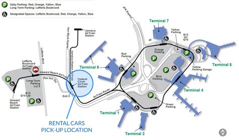 JFK Terminal 1 Parking Map