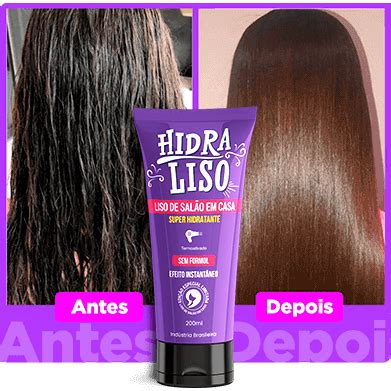 Hidraliso Alisante De Cabelo Natural E Sem Formol