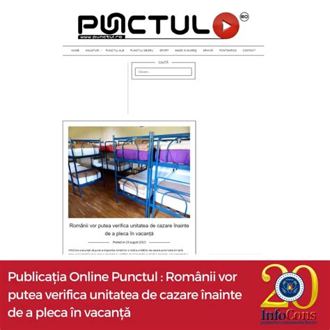 Publicația Online Punctul Românii vor putea verifica unitatea de