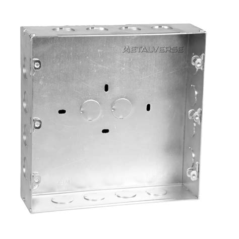 Square Galvanized Iron GI Electrical Modular Box For Junction Boxes