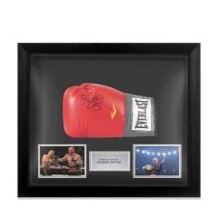 Framed Signed Boxing Gloves Framed Items Genuine Signed Sports