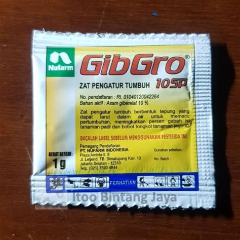 Jual Gibgro Giberelin Acid Ga Zat Pengatur Tumbuh Sp Gram