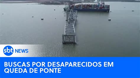 Seis pessoas continuam desaparecidas após queda da ponte nos Estados