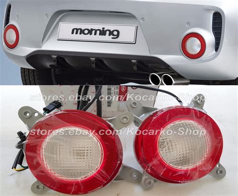 Rear Bumper Fog Lights Lamp For Kia Picanto Morning Sports 2015