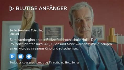 Ver Blutige Anf Nger De Temporada Epis Dio Streaming