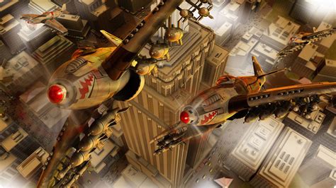 Sci Fi Art World War Ii Planes 3d Concept Art