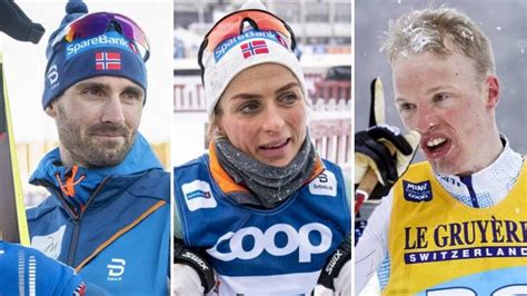 Therese Johaug klarte ikke å sikre seieren i blandet stafett i