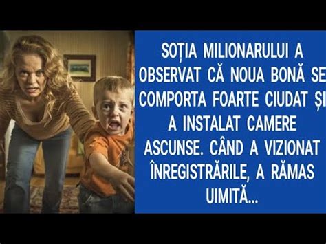 So Ia Milionarului A Observat C Noua Bon Se Comporta Foarte Ciudat I