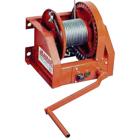 Manual Winch Gw Series Jeamar Winches Wire Rope For Heavy Loads