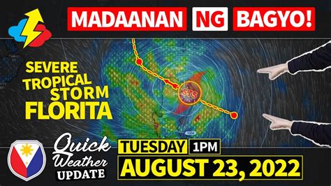 DITO DADAAN Si Bagyong Florita Severe Tropical Storm Florita