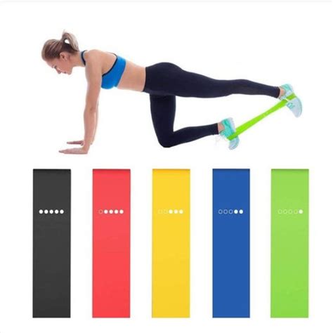 Kit Faixas El Stica De Resist Ncia Mini Band Para Treino Yoga Pilates