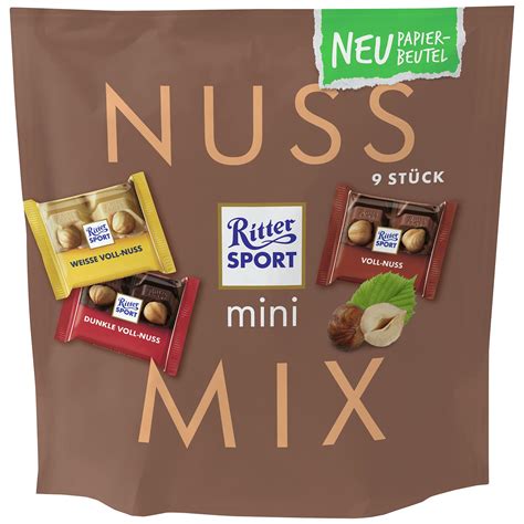 Ritter Sport Mini Nuss Mix T Te Er Online Kaufen Im World Of Sweets Shop