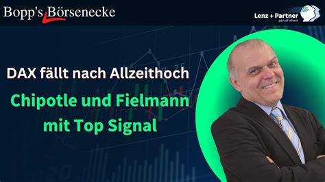 Dax Analyse S P Gold Chipotle Und Fielmann Bopp S B Rsenecke