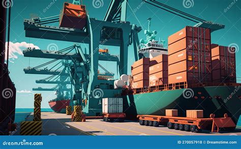 Best Practices For Cargo Safety At A Container Port Stock Photo Image