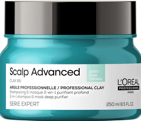 L Oréal Professionnel Scalp Advanced 2 in 1 Shampoo and Mask Deep