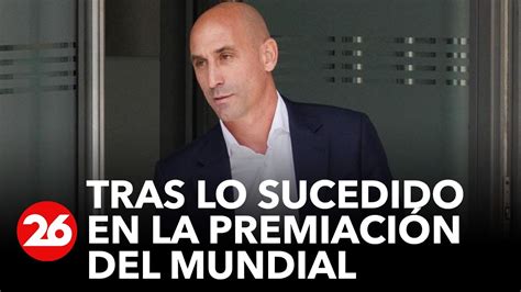 La Fifa Suspende A Rubiales Por Tres A Os Por El Beso No Consentido A