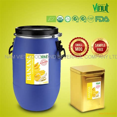 High Quality Banana Puree Fruit Pulp Juice Fruit Juice Concentrate