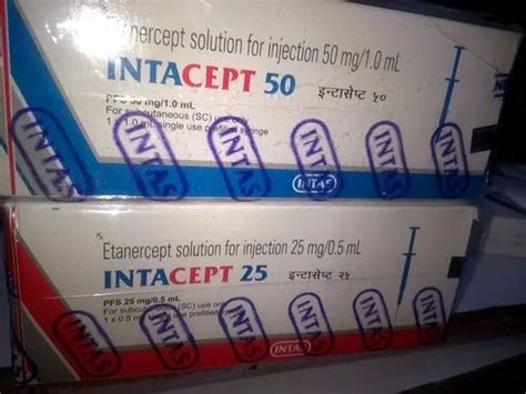 Etanercept Intacept Enbrel Etacept At Rs 7500 Rheumatoid Arthritis In