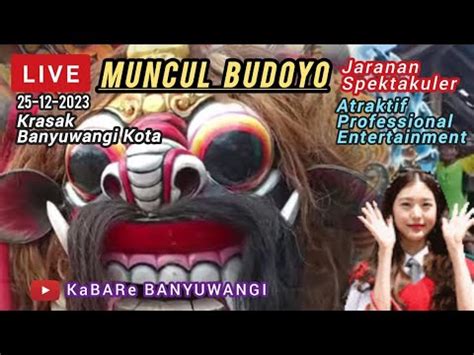 Live Seni Jaranan Muncul Budoyo Hari Ini Live Krasak Jarananndadi