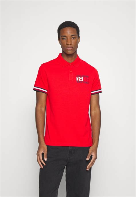 Tommy Hilfiger New York Flag Polo Marškinėliai Fireworksraudona Zalandolt