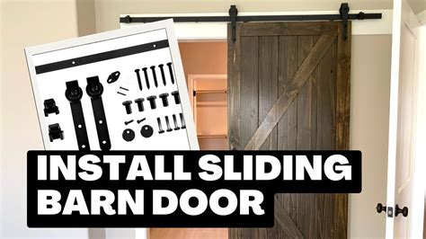 Sliding Barn Door Installation YouTube