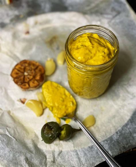 Spicy Roasted Garlic And Jalapeno Mustard