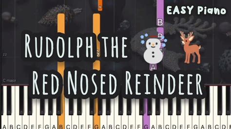 Rudolph The Red Nosed Reindeer Christmas Song X Mas Carol Easy