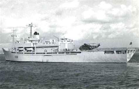 Hms Engadine K08 Rfa Helicopter Support Ship Royal Navy Warship Ship