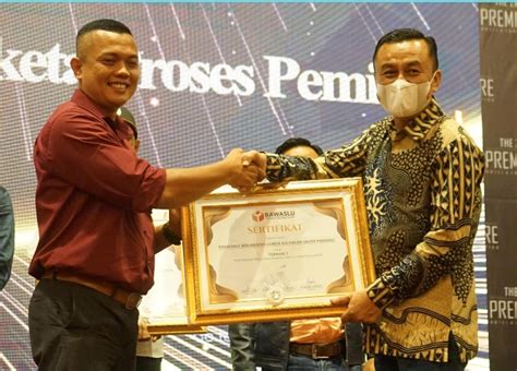 Panwaslu Lubuk Kilangan Kota Padang Terbaik Pertama Pada Apresiasi