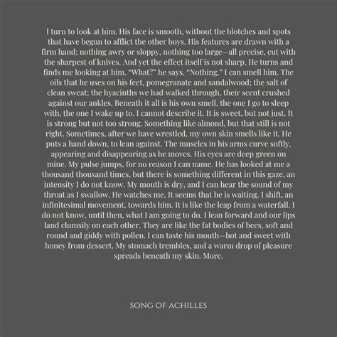 Song Of Achilles Written By Madeline Miller Achilles Crushes Scent