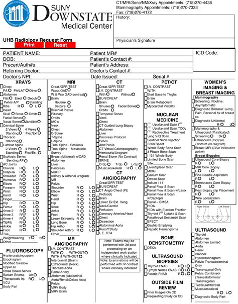 Radiology Request Form Pdf At Viishawnblog Blog