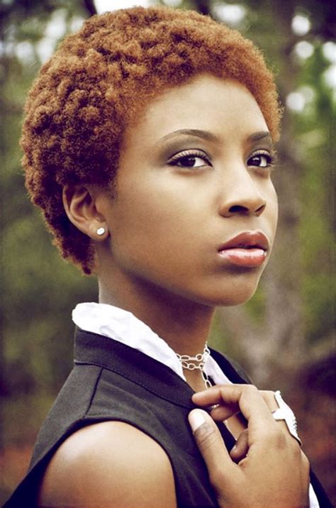 Cute Natural Short Hairstyles for Black Women